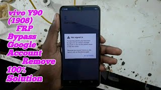 vivo Y90 1908 FRP Bypass google account Remove [upl. by Blanchard954]