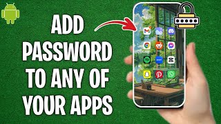 How to Add a Password to Any Apps on Your Phone  Android [upl. by Nylegna]