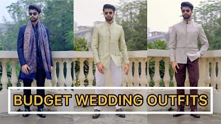 WEDDING OUTFIT IDEAS IN BUDGET 2021  INDIAN MENS WEDDING OUTFIT IDEAS [upl. by Ahsenroc]