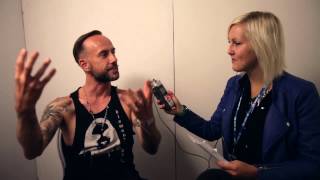 Interview with Behemoths Nergal  Getaway Rock Festival 2013 [upl. by Yrian132]