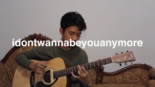 idontwannabeyouanymore  Billie Eilish Fingerstyle Guitar [upl. by Dorthy]