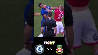 HANDBAGS Erupt at Chelsea VS Wrexham chelsea wrexham shorts [upl. by Radack]