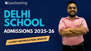 Delhi School Admission Forms NurseryKGClass1 Notification 202526  Apply Online [upl. by Acinej]