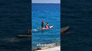 SUMMER VIBES PADDLE BOARD RIDE Greek Travel Tips Visit Europe Greece greece paddleboat summer yt [upl. by Einnep]