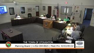 Stoughton Planning Board Meeting 82824 [upl. by Won]