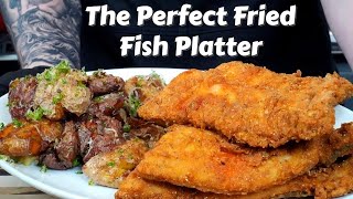 How To Fry Fish Like a Pro Plus My Favorite Potato Recipe Ever  Fathers Day Fish Fry [upl. by Aurelie838]