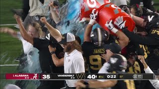 VANDERBILT 1000 UPSETS NO 1 ALABAMA IN WEEK 6 😱  ESPN BET [upl. by Hittel232]