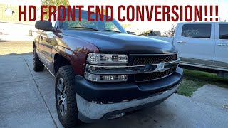 19992002 CHEVY SILVERADO HD FRONT END CONVERSION PROJECT SINGLE CAB SILVERADO EP1 [upl. by Bohlen610]