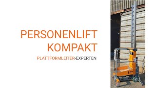 Personenlift  plattformeilterexperten [upl. by Olegnaleahcim]