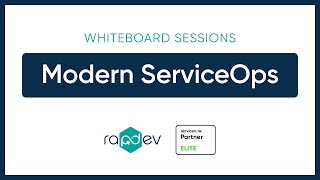 Modern ServiceOps  ServiceNow Whiteboard Sessions [upl. by Limaa]