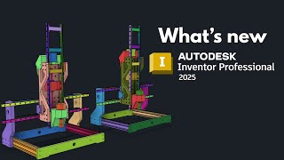 Whats new Autodesk Inventor Professional 2025  Assembly in colors [upl. by Acirt]