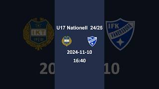 U17 Nationell Tellus  Vänersborg [upl. by Attiuqihc957]