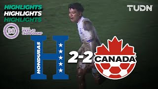 HIGHLIGHTS  Honduras vs Canadá  CONCACAF Sub20 Championship  TUDN [upl. by Wallie]