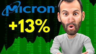 Micron Stock Is Soaring After Earnings [upl. by Nydnarb]