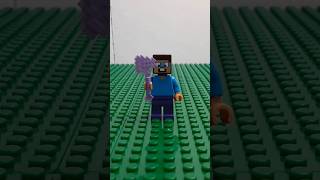 Lego Minecraft Steve with Camel Spit Stop Motion Build shorts [upl. by Gladis175]