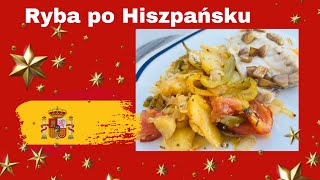 Ryba po hiszpańsku na Wigilię 🇪🇸Lubina para Navidad przpeis hiszpaniaodkuchni ryba [upl. by Sone]