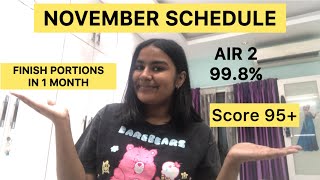 November Schedule to finish portions and score 95  cbse cbseclass10 [upl. by Ellehcor]