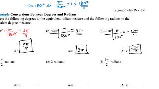 Trigonometry Review3 [upl. by Rita582]