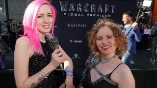 Wowhead on the Warcraft Red Carpet [upl. by Bounds]