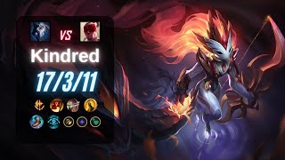 KINDRED JUNGLE vs LEE SIN  EUW LoL Challenger Patch 144 [upl. by Nosdrahcir]