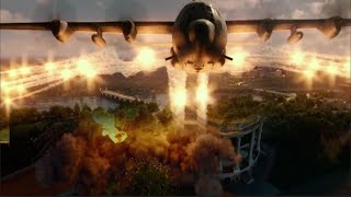 OLYMPUS HAS FALLEN I Gerard Butler I Plane Attack Scenes I Movie Clips [upl. by Nerra]