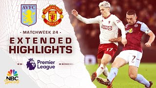 Aston Villa v Manchester United  PREMIER LEAGUE HIGHLIGHTS  2112024  NBC Sports [upl. by Yht]