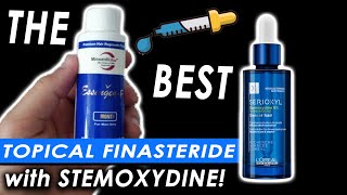 Low Side Effect Topical Finasteride 0025 and Stemoxydine Preparation TUTORIAL [upl. by Aimaj]