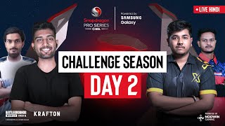 Hindi BGMI Challenge Season Day 2  Snapdragon Pro Series Powered by Samsung Galaxy [upl. by Everrs]