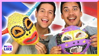 Puerto Ricans Try Making Vejigante Masks For The First Time [upl. by Walden]