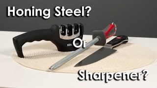 Do You Need a Honing Steel or a Sharpener [upl. by Kenward602]