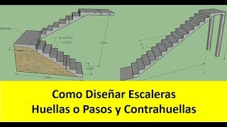 ¿Cómo Diseñar Una Escalera  Vea las Pautas de Diseño [upl. by Virgilio]