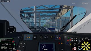 Driving Airlink to T3 via T1 RO58  Class 802  Roblox SCR [upl. by Salhcin]