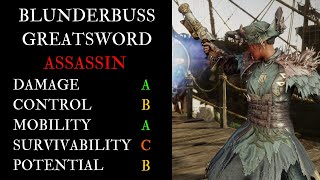 New World PvP Build  BlunderbussGreatsword  High Burst Assassin [upl. by Divadnoj235]