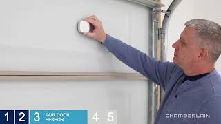 How to Install the Chamberlain Smart Garage Control and Get Connected Using the myQ App [upl. by Aved831]