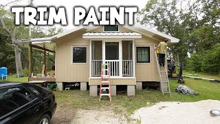 Trim and Soffit Paint Timelapse  Its Starting to Look Nice [upl. by Nagam533]