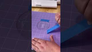 Engrave acrylic with your Cricut cricut cricuttutorials smallbusiness [upl. by Euqnom]