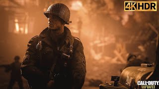 60FPS ULTRA HDR Omaha beach DDay  Normandy 1944  Call Of Duty WW2  4K [upl. by Cynthea]