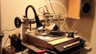 High Quality Vinyl Recording  Schallplatten schneiden  cutting dub plates wwwvinylrecde [upl. by Arondel937]