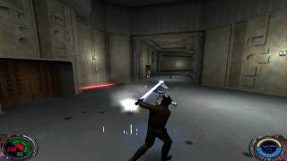 Star Wars  Jedi Knight II Jedi Outcast Walkthrough  Bespin Platform [upl. by Kolnos89]