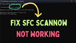 How to Fix SFC Scannow Not Working in Windows 11 [upl. by Oilenroc]