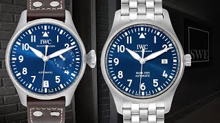 IWC Pilot Le Petit Prince Watches Big Pilots Blue Dial Mens IW501002  Pilot Mark XVIII IW327014 [upl. by Freddie]