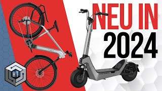 Die besten EScooter amp EBike Neuheiten 2024 – Egret One Streetbooster Tenways Trittbrett amp Shif [upl. by Anaicul]