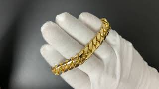 12mm Cuban link Bracelet from Las Villas Jewelry [upl. by Annim621]