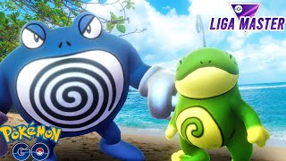 50 CON DOBLE POLI EN MASTER LEAGUE ¡POLIWRATH Y POLITOED NIVEL 50Pokémon Go PvP [upl. by Tayyebeb827]