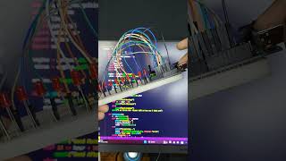 Balancing LED using Gyroscope Sensor arduino diy tech electronics fyp viralvideo [upl. by Notwen]