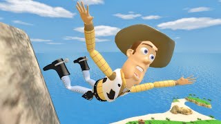 Toy Story Woody Ragdoll Jumps amp Falls GMOD Episode 564 [upl. by Neeneg188]