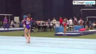 Ksenia Afanasyeva FX Quals Voronin Cup 2014 [upl. by Ialokin]