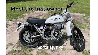 Softail Junky Meet the first owner of the Rokon RT1 340 [upl. by Glendon]