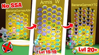 How To Actually Get Good At Bee Swarm No SSA → Lvl 20 Hive [upl. by Jemine745]