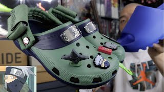 廣東話Yeezy Restock入咗對Slide拖鞋 火影忍者 Naruto x Crocs quot卡卡西カカシquot2024 Crocs購入開箱UnboxingSizing [upl. by Ayama973]